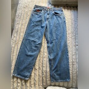 Mens “Empyre” Relax Blue Denim Jeans-  Size 33